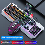 Mechanical Feeling Wired Key Mouse Headset Bundle